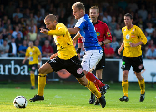 Johan Svensson, Mjällby mot Kristian Bergström,