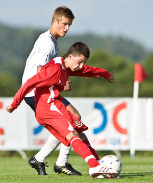 Fotboll, P17, ungdom, pojk, pojkar, Wales - Norge