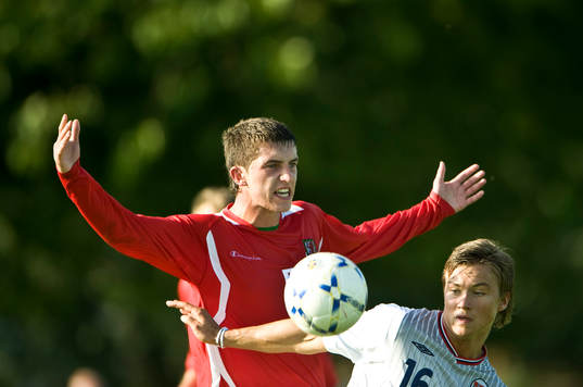 Fotboll, P17, ungdom, pojk, pojkar, Wales - Norge