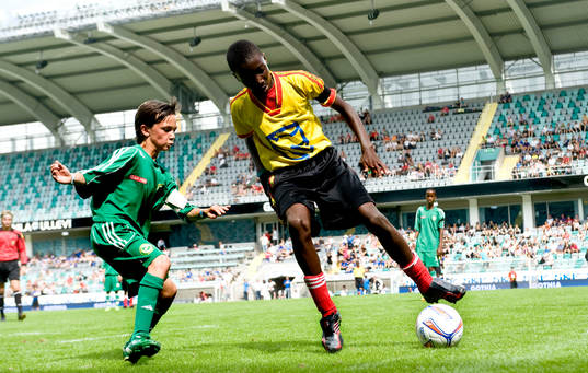 Fotboll, Gothia Cup, Final B12, Kampala Kids - Franke,