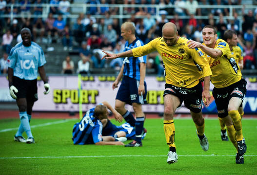 Teddy Lucic och James Keene, Elfsborg, jubel