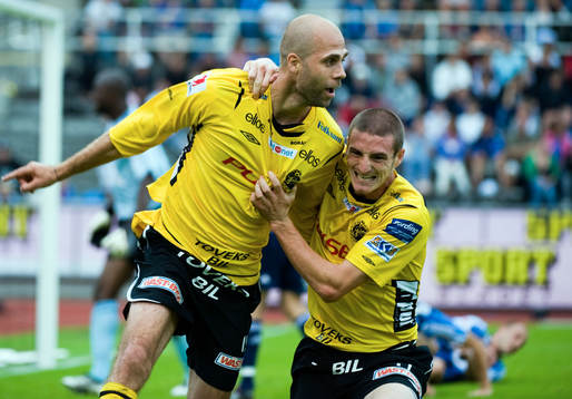 Teddy Lucic och James Keene, Elfsborg, jubel