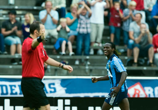 Kebba Ceesay, Djurgården, jubel
