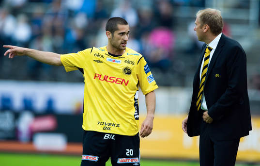 Emir Bajrami och Magnus Haglund, tränare