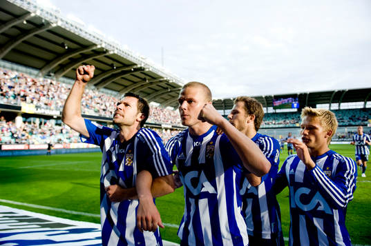 Stefan Selakovic, Ragnar Sigurdsson, IFK Göteborg, jubel