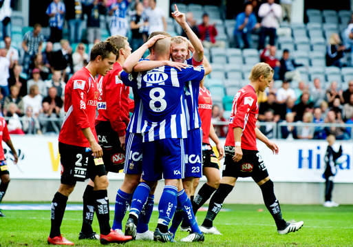Thomas Olsson, Sebastian Eriksson, IFK Göteborg, jubel