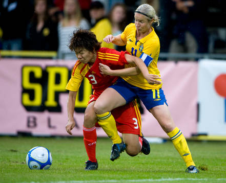 Victoria Svensson, Sverige mot Yuan Fan, Kina