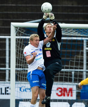 Anders Whass, Norrköping och Mattias Asper, målvakt,
