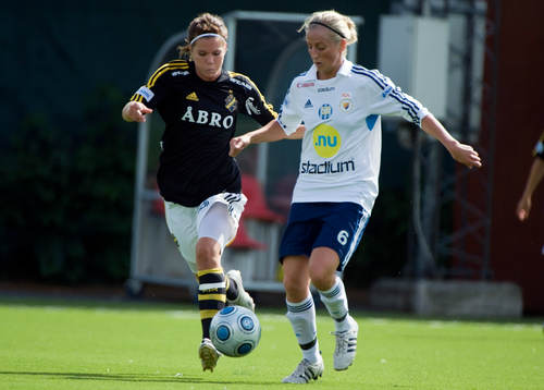 Hanna Folkesson, AIK och Marijke Callebaut, Djurgården
