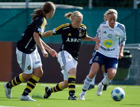 Sofia Simonsson, AIK och Marijke Callebaut, Djurgården