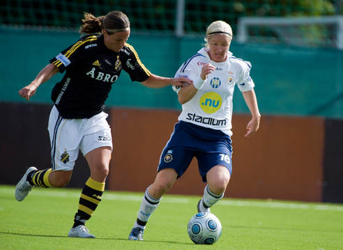 Frida Höglund, AIK och Victoria Svensson, Djurgården