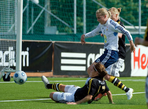 Hanna Folkesson, AIK och Linda Sällström, Djurgården