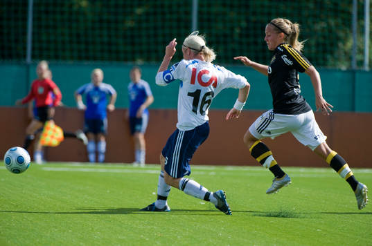 Victoria Svensson, Djurgården 0-1 och Emelie Ölander, AIK