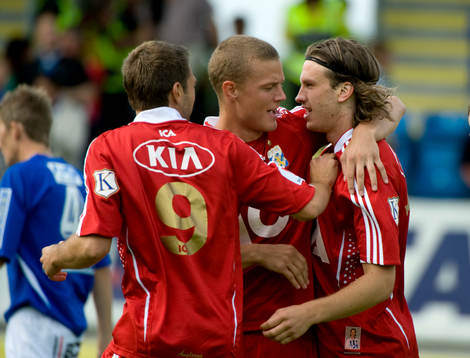 Gustav Svenson, Göteborg gjorde 1-0. Jubel