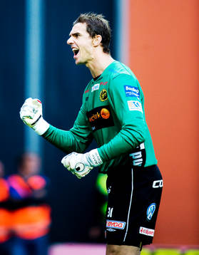 Ante Covic, målvakt, Elfsborg, jubel