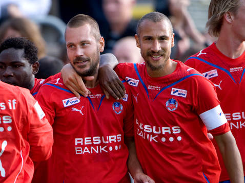 Marcus Lantz, Helsingborg jubel med Henrik Larsson