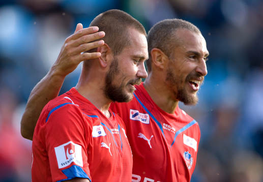 Marcus Lantz, Helsingborg jubel med Henrik Larsson