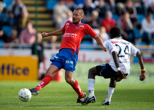 Marcus Lantz, Helsingborg mot Yussif Chibsah, Gefle
