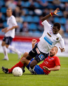 Marcus Lantz, Helsingborg fäller Yussif Chibsah, Gefle