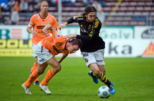 Eyjólfur Hédinsson, GAIS och Bojan Djordjic, AIK