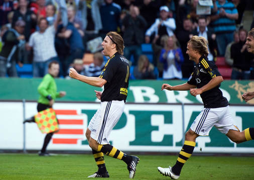 Nils-Eric Johansson, AIK, jubel