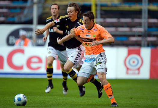 Viktor Lundberg, AIK och Kenneth Gustafsson, GAIS