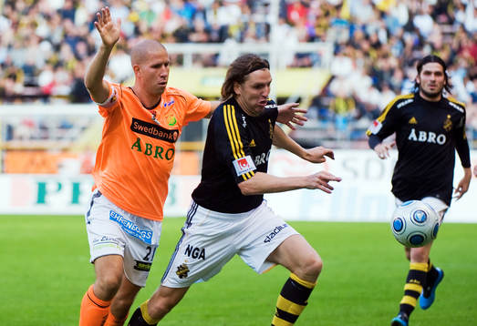 Mattias Lindström, GAIS och Nils-Eric Johansson, AIK