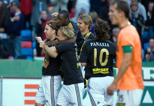 Nils-Eric Johansson, AIK, jubel