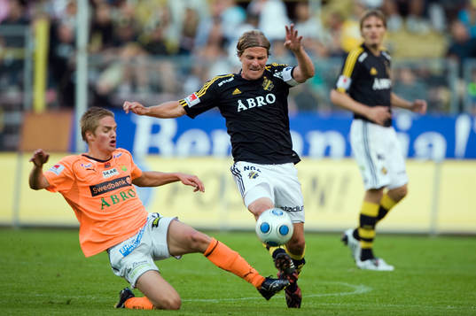 Johan Mårtensson, GAIS och Daniel Tjernström, AIK