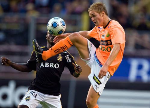 Dulee Johnson, AIK och Johan Mårtensson, GAIS