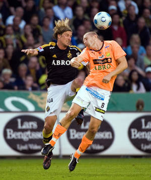 Daniel Tjernström, AIK och Richard Spong, GAIS