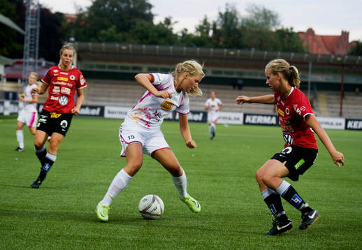 Michaela Johnsson, Ldb och Therese Persson, Kristianstad