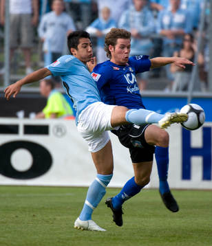 Jiloan Hamad, Malmö mot Emil Salomonsson, Halmstad