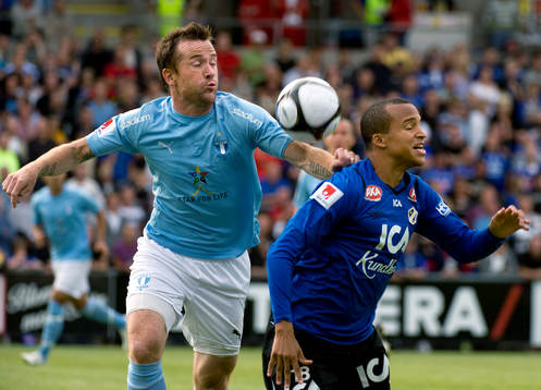 Marcus Olsson, Halmstad och Ulrich Vinzents, Malmö