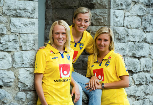 Från vänster: Linnea Liljegärd, Linda Sembrant och