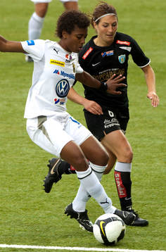 Elaine Moura och Anna Ahlstrand