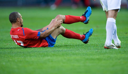Henrik Larsson skadad