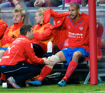Henrik Larsson skadad