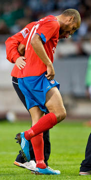 Henrik Larsson, skada
