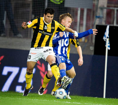 Paulinho, Häcken. Niklas Bärkroth, IFK Göteborg