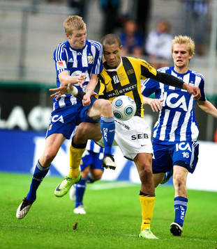 Mathias Ranégie, Häcken. Sebastian Eriksson, IFK Göteborg