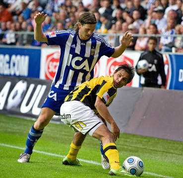 Johan Lind, Häcken. Gustav Svensson, IFK Göteborg