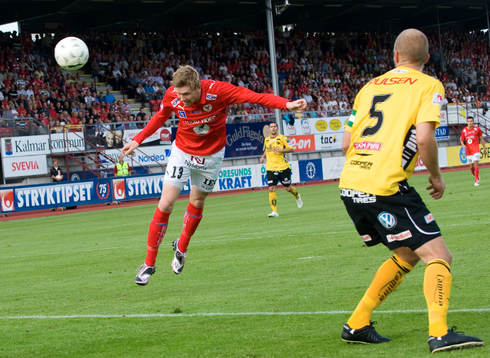 1-0 David Elm med en språngnick