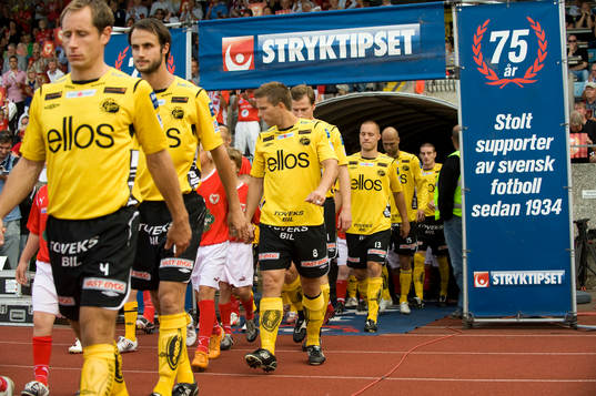 Anders Svensson, inmarsch, spelarentré