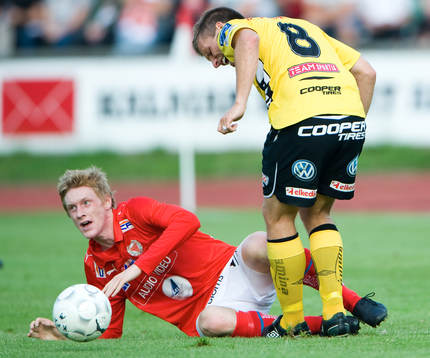 Här skadar sig Anders Svensson
