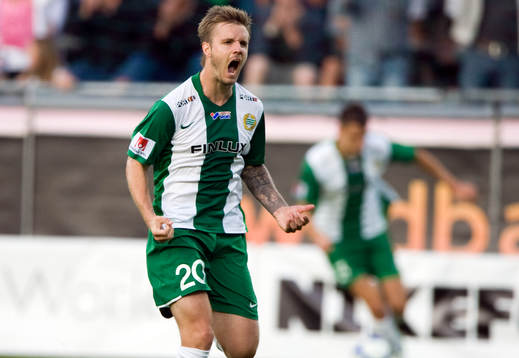Andreas Dahl,  reducerade till 1-2. Jubel
