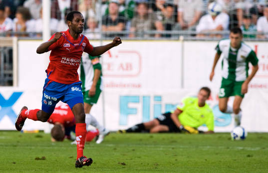 René Makondele, Helsingborg, jubel