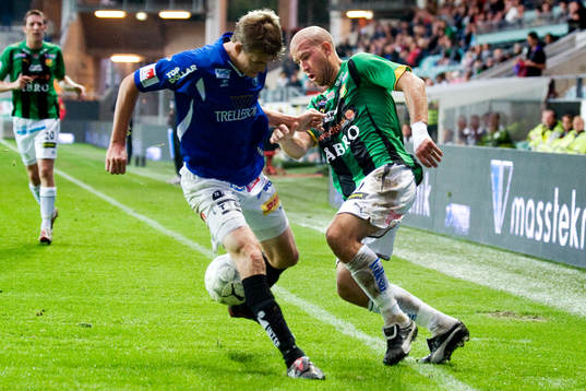 Mattias Lindström, GAIS tunnlar Peter Abelsson, Trelleborg