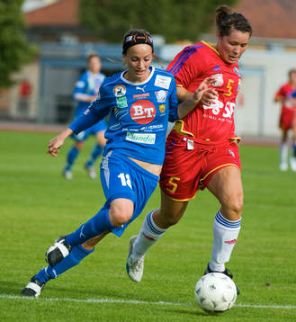 Fotboll, dam, UEFA, Women Champions League, Clujana -