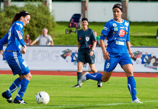 Fotboll, dam, UEFA, Women Champions League, Clujana -